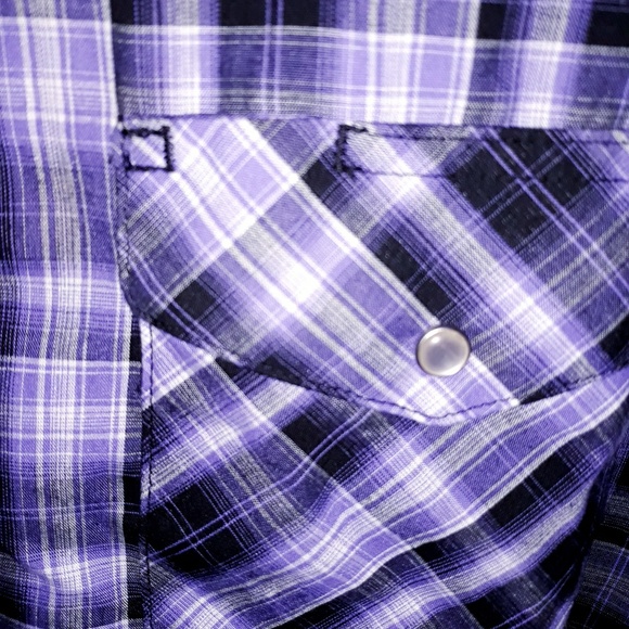 Wrangler Button Up Snap Shirt - Picture 4 of 4